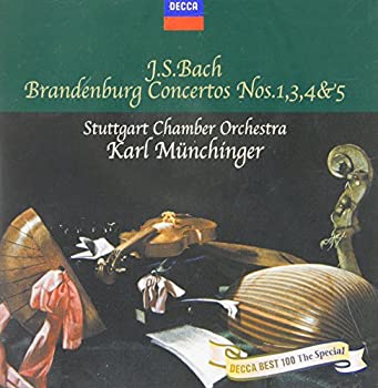 【中古】バッハ:ブランデンブルク協奏曲第1番/第3番/第4番/第5番 [CD]