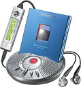 【中古】KENWOOD DMC-V55-L ポータブルMDプレイヤー ブルー
