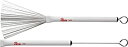 【中古】(未使用・未開封品)VIC FIRTH BRUSHES Wire ブラシ ドラムスティック VIC-WB(2)