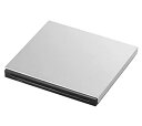 【中古】Logitec ポータブルDVDドライブ スロットローディングタイプ ストリーミング機能搭載 【for Mac】 シルバー LDR-PSL8U2MSV(2)