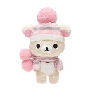 【中古】【非常に良い】【リラックマ】ハートのニットぬいぐるみ(コリラックマ)★ハートいっぱいシリーズ★