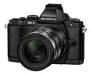 【中古】【非常に良い】OLYMPUS ミラーレス一眼 OM-D E-M5 12-50mm EZレンズキット エリートブラック E-M5 EZ LKIT EBLK