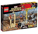 【中古】【非常に良い】レゴ (LEGO) スーパー・ヒーローズ ライノとサンドマンのスーパーヴィラン・チームアップ 76037(3)