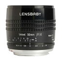 【中古】【非常に良い】Lensbaby LB-V56BN ベルベット 56インチレンズ Nikon Fカメラ用(2)