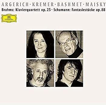 【中古】ブラームス:ピアノ四重奏曲第1番、シューマン:幻想小曲集 [CD]