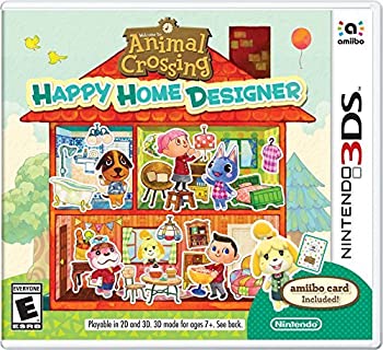 【中古】Animal Crossing: Happy Home Designer - 3DS [並行輸入品]【メーカー名】Nintendo【メーカー型番】CTRREDHE【ブランド名】任天堂【商品説明】Animal Crossing: Happy Home Designer - 3DS [並行輸入品]当店では初期不良に限り、商品到着から7日間は返品を 受付けております。他モールとの併売品の為、完売の際はご連絡致しますのでご了承ください。中古品の商品タイトルに「限定」「初回」「保証」などの表記がありましても、特典・付属品・保証等は付いておりません。品名に【import】【輸入】【北米】【海外】等の国内商品でないと把握できる表記商品について国内のDVDプレイヤー、ゲーム機で稼働しない場合がございます。予めご了承の上、購入ください。掲載と付属品が異なる場合は確認のご連絡をさせていただきます。ご注文からお届けまで1、ご注文⇒ご注文は24時間受け付けております。2、注文確認⇒ご注文後、当店から注文確認メールを送信します。3、お届けまで3〜10営業日程度とお考えください。4、入金確認⇒前払い決済をご選択の場合、ご入金確認後、配送手配を致します。5、出荷⇒配送準備が整い次第、出荷致します。配送業者、追跡番号等の詳細をメール送信致します。6、到着⇒出荷後、1〜3日後に商品が到着します。　※離島、北海道、九州、沖縄は遅れる場合がございます。予めご了承下さい。お電話でのお問合せは少人数で運営の為受け付けておりませんので、メールにてお問合せお願い致します。営業時間　月〜金　11:00〜17:00お客様都合によるご注文後のキャンセル・返品はお受けしておりませんのでご了承ください。ご来店ありがとうございます。