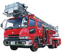 【中古】青島文化教材社 1/72 ワーキングビークル No.2 はしご付き消防車 大津市消防局 プラモデル