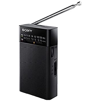 【中古】【非常に良い】ソニー SONY ハンディーポータブルラジオ ICF-P26 : FM/AM/ワイドFM対応 縦置き型 ブラック ICF-P26 B