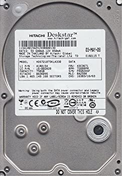 【中古】hds721075kla330、PN 0?a36095、MLC ba2588、Hitachi 750?GB SATA 3.5ハードドライブ【メーカー名】Hitachi【メーカー型番】HDS721075KLA330【ブランド名】日立(HITACHI)【商品説明】hds721075kla330、PN 0?a36095、MLC ba2588、Hitachi 750?GB SATA 3.5ハードドライブ当店では初期不良に限り、商品到着から7日間は返品を 受付けております。他モールとの併売品の為、完売の際はご連絡致しますのでご了承ください。中古品の商品タイトルに「限定」「初回」「保証」などの表記がありましても、特典・付属品・保証等は付いておりません。品名に【import】【輸入】【北米】【海外】等の国内商品でないと把握できる表記商品について国内のDVDプレイヤー、ゲーム機で稼働しない場合がございます。予めご了承の上、購入ください。掲載と付属品が異なる場合は確認のご連絡をさせていただきます。ご注文からお届けまで1、ご注文⇒ご注文は24時間受け付けております。2、注文確認⇒ご注文後、当店から注文確認メールを送信します。3、お届けまで3〜10営業日程度とお考えください。4、入金確認⇒前払い決済をご選択の場合、ご入金確認後、配送手配を致します。5、出荷⇒配送準備が整い次第、出荷致します。配送業者、追跡番号等の詳細をメール送信致します。6、到着⇒出荷後、1〜3日後に商品が到着します。　※離島、北海道、九州、沖縄は遅れる場合がございます。予めご了承下さい。お電話でのお問合せは少人数で運営の為受け付けておりませんので、メールにてお問合せお願い致します。営業時間　月〜金　11:00〜17:00お客様都合によるご注文後のキャンセル・返品はお受けしておりませんのでご了承ください。ご来店ありがとうございます。