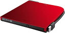 【中古】BUFFALO Surface対応 書き込みソフト添付 ケーブル収納 ウルトラスリムタイプ ポータブルDVD レッド DVSM-PT58U2V-RDC