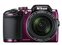 【中古】【非常に良い】Nikon デジタルカメラ COOLPIX B500 光学40倍ズーム 1602万画素 単三電池 プラム B500PU