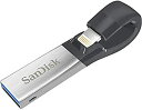 【中古】【非常に良い】SanDisk iXpand Slim フラッシュドライブ 32GB SDIX30N-032G-JKACN