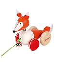 【中古】【非常に良い】Janod Zigolos Pull Along Fox Baby Toy