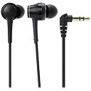 【中古】audio-technica イヤホン カナル型 ハイレゾ対応 ブラック ATH-CKR70 BK(2)