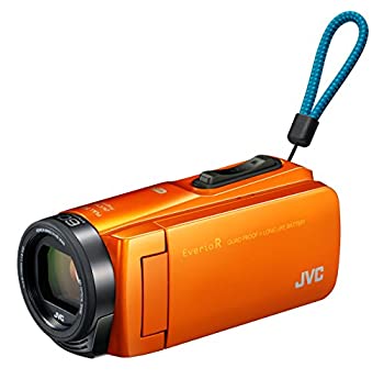 【中古】【非常に良い】JVCKENWOOD JVC ビデオカメラ Everio R 防水 防塵 Wi-Fi 64GB サンライズオレンジ GZ-RX670-D