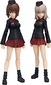 【中古】figma ガールズ&パンツァー 劇場版 西住まほ&逸見エリカ セット ノンスケール ABS&PVC製 塗装..