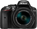 【中古】【非常に良い】Nikon デジタル一眼レフカメラ D5300 AF-P 18-55 VR レンズキット ブラック D5300LKP18-55