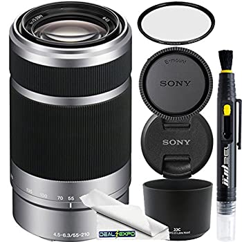【中古】【非常に良い】Sony E 55-210mm (SEL55210) F4.5-6.3 OSSレンズ Sony Eマウントカメラ用 (シルバー) UVフィルター、クリーニングペン、CSマイクロファイバーク 【中古】【非常に良い】Sony E 55-210mm (SEL55210) F4.5-6.3 OSSレンズ Sony Eマウントカメラ用 (シルバー) UVフィルター、クリーニングペン、CSマイクロファイバーク