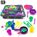 【中古】Big Mo's Toys Pretend Play Dishes Playset - Little Chef Set Kids Serving Dis...