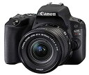 【中古】Canon デジタル一眼レフカメラ EOS Kiss X9 EF-S18-55 IS STM レンズキット(ブラック) KISSX9BK1855F4IS...