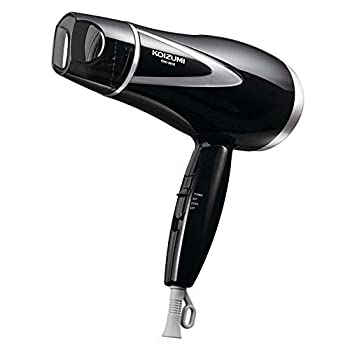 【中古】【非常に良い】コイズミ ヘアドライヤー マイナスイオン ブラック KHD9810K
