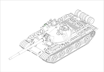【中古】トランペッター 1/72 ソビエト軍 T-62 主力戦車 1972年型 プラモデル 07147