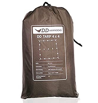 【中古】【非常に良い】【スコットランド発 】DD Tarp タープ 4X4 使いやすい正方形のタープ DDhammocks社製 (Coyote brown) [...