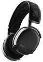 【中古】【非常に良い】【国内正規品】 SteelSeries 密閉型 ワイヤレス ゲーミングヘッドセット Arctis 7 Black (2019 Edition) 61505