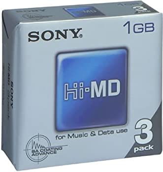 【中古】ソニー Hi-MDメディア 1GB3枚