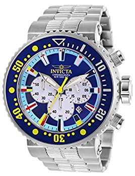 【中古】【非常に良い】Invicta Men's 27660 Pro Diver Quartz 3 Hand Blue White Red Yellow Ocean Blue Dial Watch 【中古】【非常に良い】Invicta Men's 27660 Pro Diver Quartz 3 Hand Blue White Red Yellow Ocean Blue Dial Watch