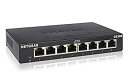 【中古】【非常に良い】NETGEAR 卓上型コンパクト アンマネージスイッチングハブ GS308 ギガビット 8ポート 静音ファンレス 省電力設計