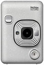 【中古】FUJIFILM チェキ インスタントカメラ/スマホプリンター instax mini LiPlay ストーンホワイト INS MINI HM1 STO...