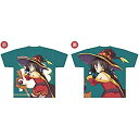 【中古】【非常に良い】映画 この素晴らしい世界に祝福を! 紅伝説 描き下ろし背負われめぐみんフルグラフィックTシャツXL