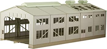 【中古】【非常に良い】ピーエムオフィスエー 1/80 電車庫 MS027 ジオラマ用品 未組立 ペーパーキット