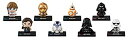 【中古】【非常に良い】コレキャラ!スターウォーズ Celebrating the Saga (BOX) 12個入 全高約3cm フィギュア(3)