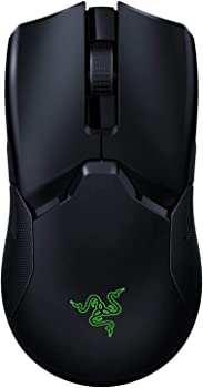 【中古】Razer ゲーミングマウス Viper Ultimate 高速無線 軽量 74g Focus+センサー 20000DPI 光学スイッチ 8ボタン Chroma【日本正規代理店品】 RZ01-03