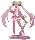 【中古】figma 桜ミク 全高約140mm 可動フィギュア(3)