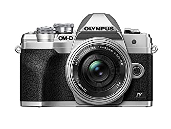 【中古】【非常に良い】オリンパス OM-D E-M10 Mark IV シルバーボディ シルバーM.Zuiko Digital ED 14-42mm F3.5-5.6 EZレンズキット