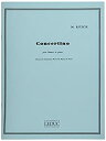 【中古】【非常に良い】ビッチ : 小協奏曲 コンチェルティーノ (ファゴット、ピアノ) ルデュック出版(2)