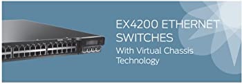 【中古】Juniper EX4200-24T Layer 3 Switch - 1 x Expansion Slot - 16 x 10/100/1000Base-T, 8 x 10/..