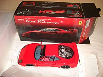 【中古】【非常に良い】京商 1/18 フェラーリ F40 ライトウェイト レッド K08412R 完成品