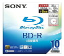 【中古】SONY ビデオ用BD-R 追記型 片面1層25GB 6倍速 プリンタブル 10枚P 10BNR1VBPS6