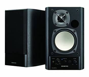 【中古】【非常に良い】ONKYO WAVIO パワードスピーカーシステム 40W+40W GX-500HD(B) ブラック