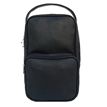 yÁzPiel 9743-BLK Vertical Golf Shoe Bag - Black