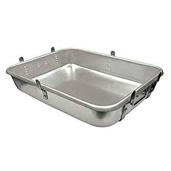 【中古】【非常に良い】Update International ARP-1824L - Aluminium Strapped Roasting Pan with L