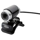 【中古】【非常に良い】【2011年モデル】ELECOM WEBカメラ 200万画素 1/4インチCMOSセンサ ガラスレンズ搭載 筒型 イヤホンマイク付 ブラッ...