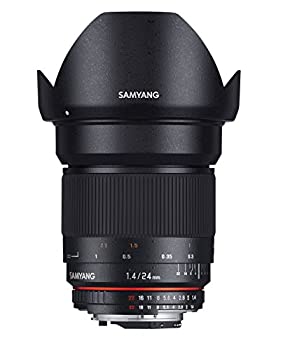【中古】SAMYANG 単焦点広角レンズ 24mm F1.4 オリンパス フォーサーズ用 フルサイズ対応