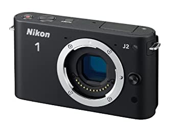 【中古】【非常に良い】Nikon ミラーレス一眼 Nikon 1 J2 ボディー ブラック N1J2BK