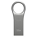 【中古】(未使用・未開封品)シリコンパワー USBメモリ 32GB USB2.0 防水 防塵 耐衝撃 亜鉛 合金デザイン Firma F80 SP032GBUF...