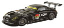 【中古】エブロ 1/43 LEON SLS SUPER GT300 2013 Okayama Test #62 完成品
